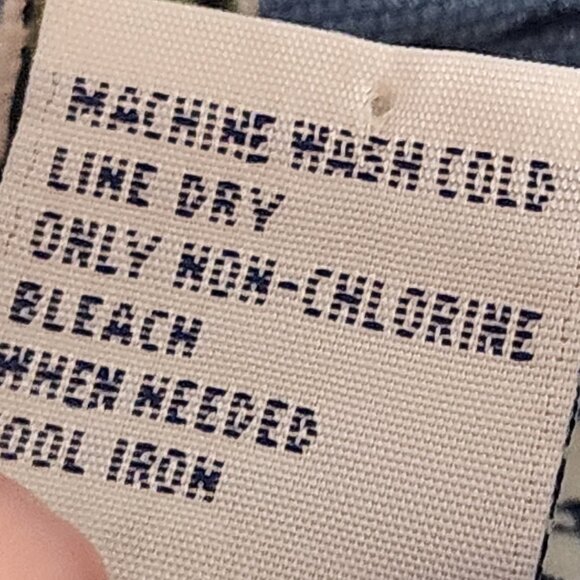 Appleseed's Petite Cotton Canvas Short Waisted Blue Grey Floral Jacket Size 18P - Picture 16 of 16